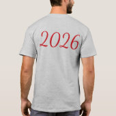 Neujahr 2026 T-Shirt (Rückseite)
