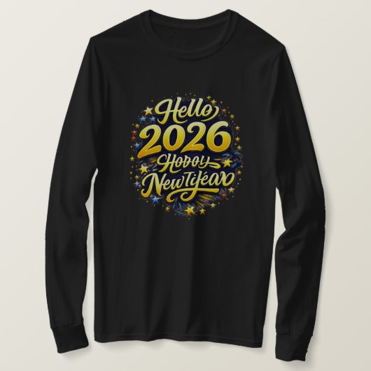 Neujahr 2026 T-Shirt (Design vorne)