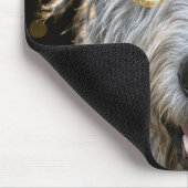 Neujahr 2027 Irischer Wolfshund Mousepad (Ecke)