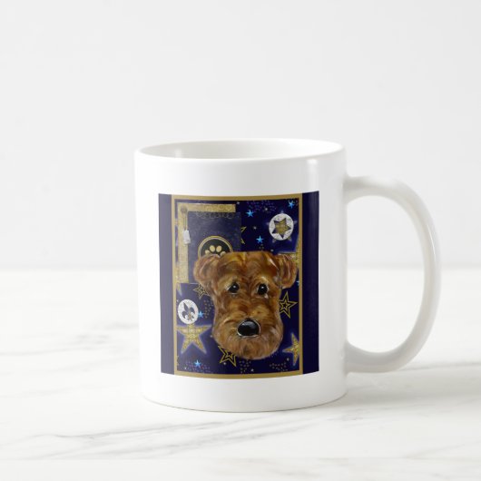 NEUJAHR AIREDALE KAFFEETASSE (Rechts)