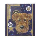 NEUJAHR AIREDALE NOTIZBLOCK (Vorderseite)