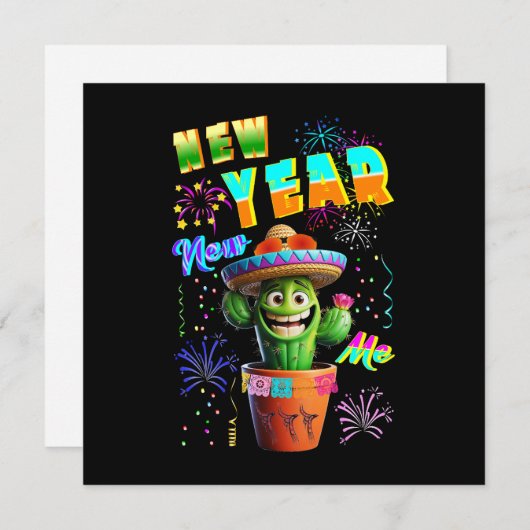 Neujahr Ankündigung (Vorne/Hinten)