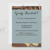 Neujahr Antike Vaterzeit Einladung (Vorderseite)