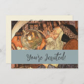 Neujahr Antike Vaterzeit Einladung (Vorne/Hinten)