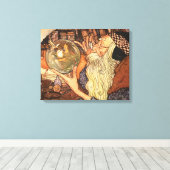 Neujahr Antike Vaterzeit Leinwanddruck (Insitu (Holzboden))