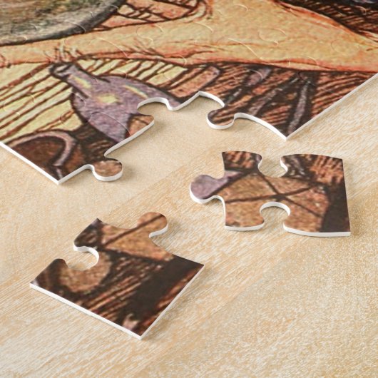 Neujahr Antike Vaterzeit Puzzle (Seite)