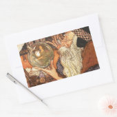 Neujahr Antike Vaterzeit Rechteckiger Aufkleber (Umschlag)