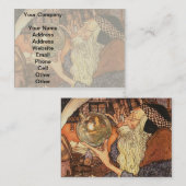 Neujahr Antike Vaterzeit Visitenkarte (Vorne/Hinten)