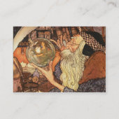 Neujahr Antike Vaterzeit Visitenkarte (Rückseite)