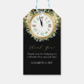 Neujahr Baby Clock Baby Dusche Geschenkanhänger (Vorderseite)