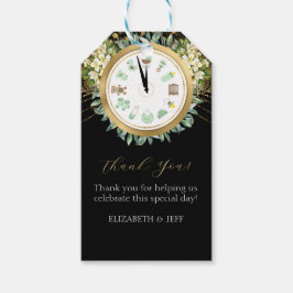 Neujahr Baby Clock Baby Dusche Geschenkanhänger