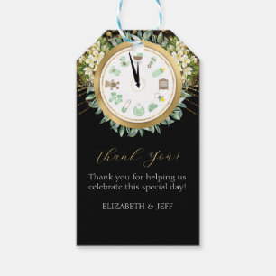 Neujahr Baby Clock Baby Dusche Geschenkanhänger