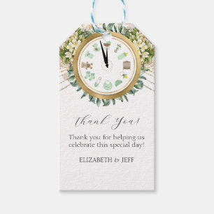 Neujahr Baby Clock Baby Dusche Geschenkanhänger