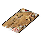 Neujahr Beach Flexible Magnet (Linke Seite)