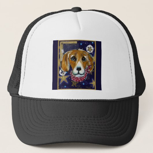 NEUJAHR BEAGLE TRUCKERKAPPE (Vorderseite)