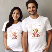Neujahr Bear Pink Girl Babydusche T-Shirt