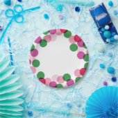 Neujahr bunter Spaß Confetti Dots Holiday Party Pappteller (Party)