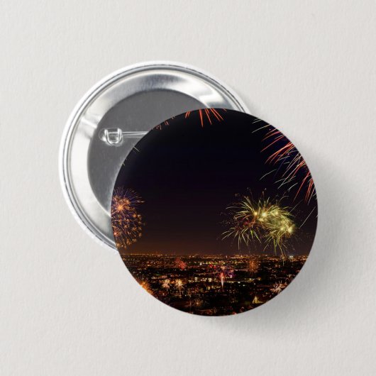 Neujahr Button (Vorne & Hinten)