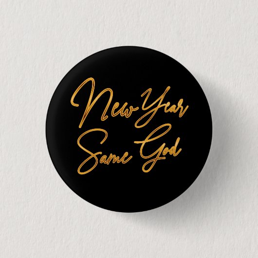 Neujahr Button (Vorderseite)