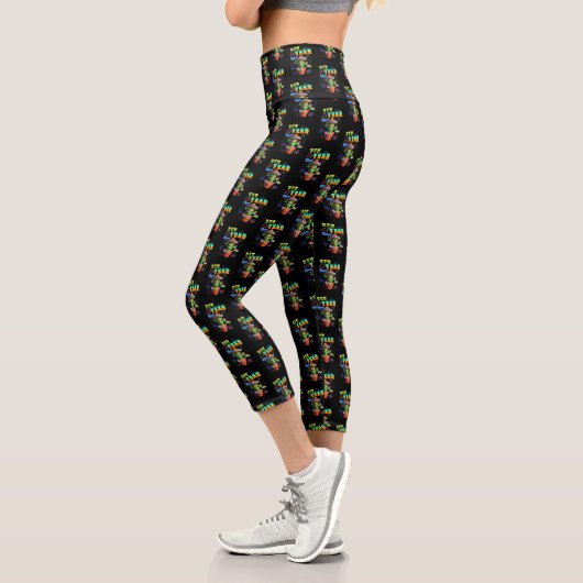 Neujahr Capri Leggings (Links)