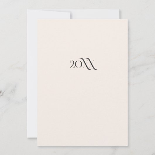 Neujahr Countdown Champagne Feiertag Party Einladung (Rückseite)