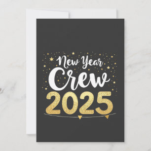 Neujahr Crew 2025 Cousin Crew Matching Family Einladung