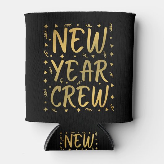 Neujahr-Crew Dosenkühler (Vorderseite)