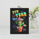 Neujahr Dankeskarte (Stehend Vorderseite)