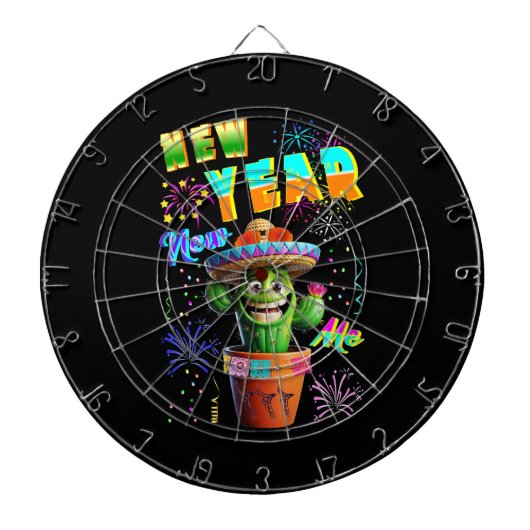 Neujahr Dartscheibe (vorne)