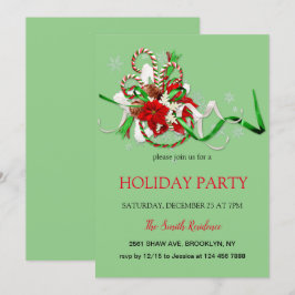 Neujahr Dekoration loli Pop, Weihnachtsstar Invit Einladung