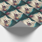 Neujahr der amerikanischen Eskimo Geschenkpapier (Ecke)