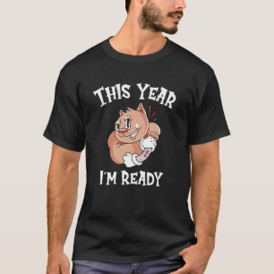 Neujahr der Katze Chinesisch Zodiac Dieses Jahr bi T-Shirt