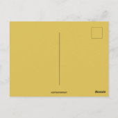 Neujahr der Vintagen Stadtkriminalität Postkarte (Rückseite)