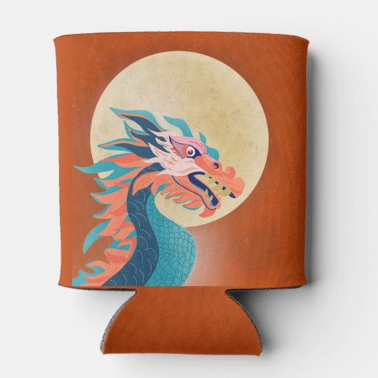 Neujahr des Drachen 2024 Dosenkühler (Rückseite)