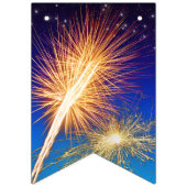 Neujahr des Feuerwerks Wimpelkette (Erste Fahne)