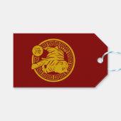 Neujahr des Tiger 2022 - Zodiaktienjahr Geschenkanhänger (Vorderseite (Horizontal))