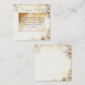 Neujahr Design Gold Elegant Baby Shower Begleitkarte (Vorne/Hinten)