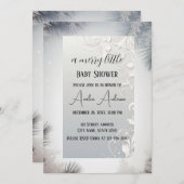 Neujahr Design Gold Elegant Baby Shower Einladung (Vorne/Hinten)