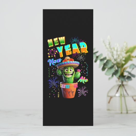 Neujahr Feiertagskarte (Stehend Vorderseite)