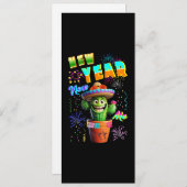 Neujahr Feiertagskarte (Vorne/Hinten)