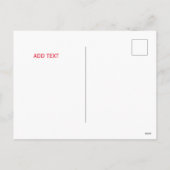 Neujahr Feiertagspostkarte (Rückseite)