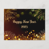 Neujahr Feiertagspostkarte (Vorderseite)