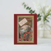 Neujahr Feiertagspostkarte (Stehend Vorderseite)