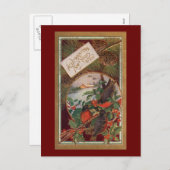 Neujahr Feiertagspostkarte (Vorne/Hinten)