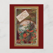 Neujahr Feiertagspostkarte (Vorderseite)