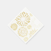 Neujahr Feuerwerk Design Feuerwerkskunst Neujahr K Serviette (Ecke)