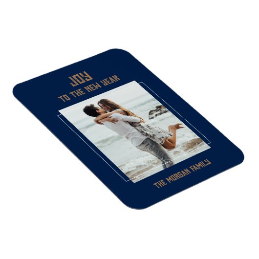 Neujahr: Flexibles Foto Magnet (Rechte Seite)