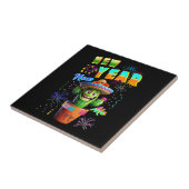 Neujahr Fliese (Seite)