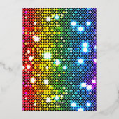 Neujahr Folieneinladung (Rückseite)