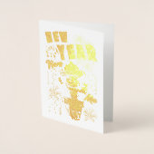 Neujahr Folienkarte (Vorderseite)